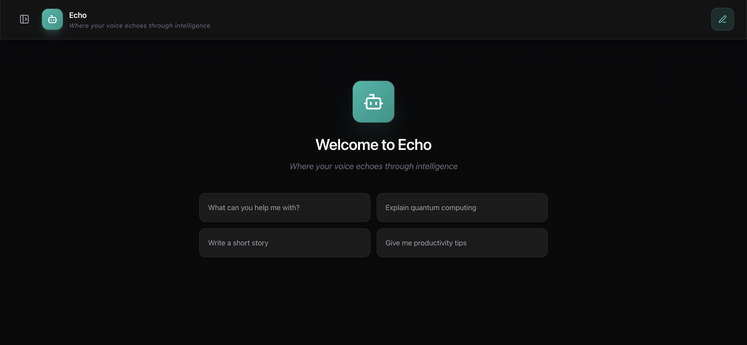 Echo — AI Chatbot